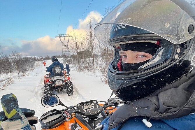 Reykjavik Peak with Safari Quads ATV - The descent supplies the adrenaline