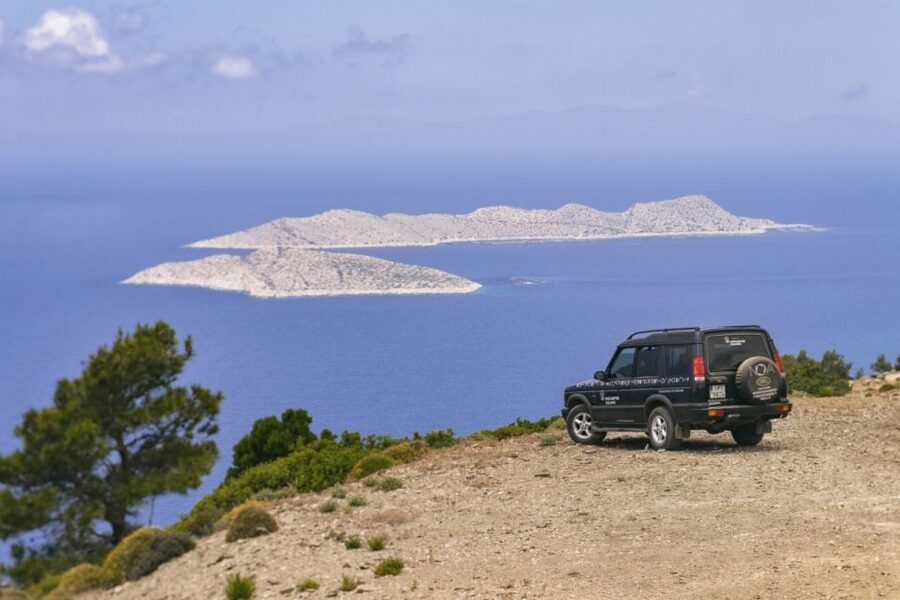 Rhodes: Full–Day 4WD Northern Safari Tour - Lunch beneath the plane trees in Kritinia