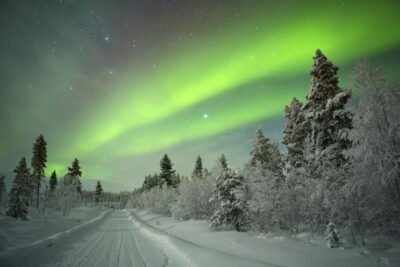 Aurora Borealis Snowmobile Safari with Campfire
