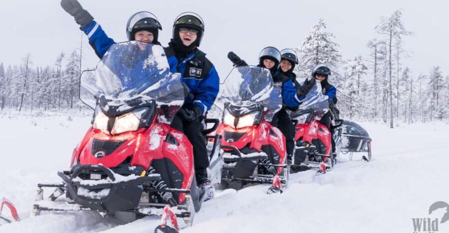 Rovaniemi: Easy Snowmobile Safari - The forest route and photo stop