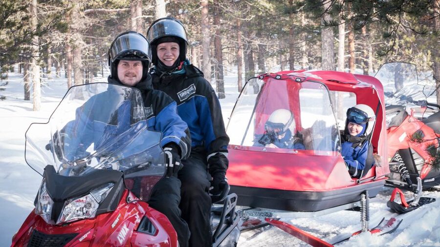 Rovaniemi: Family Snowmobile Safari with Campfire and Snacks - Timing, weather, and small-group advantages