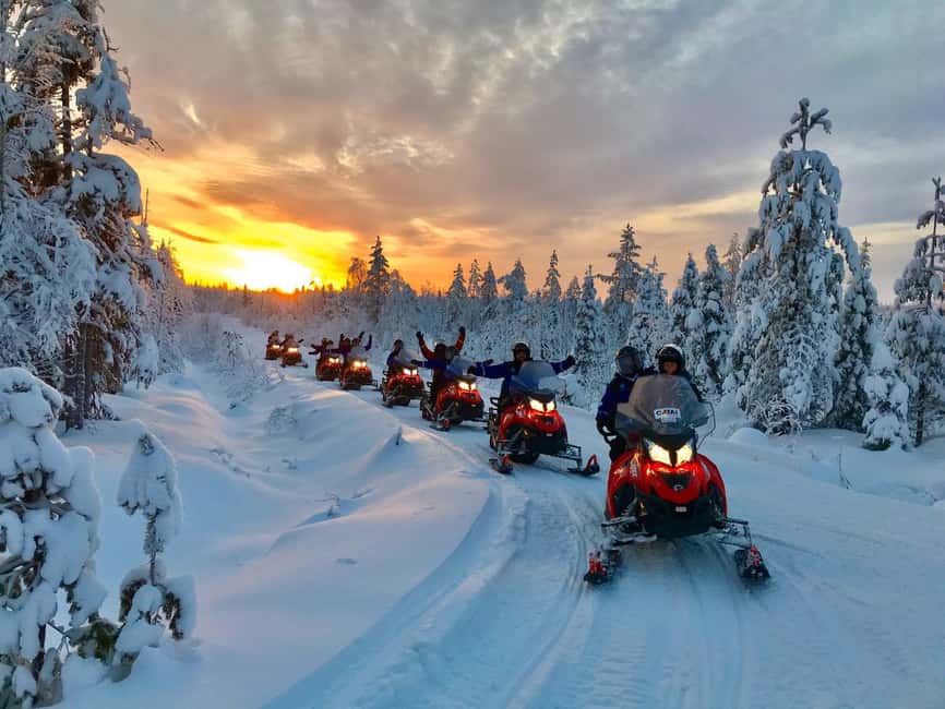 Ruka: Scenery Snowmobile Safari - Snowy views around Ruka-Kuusamo