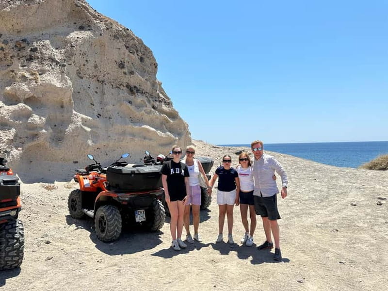 Santorini: ATV-Quad Off-Road Safari with Hidden Trails - Eros Beach gives the ride breathing room