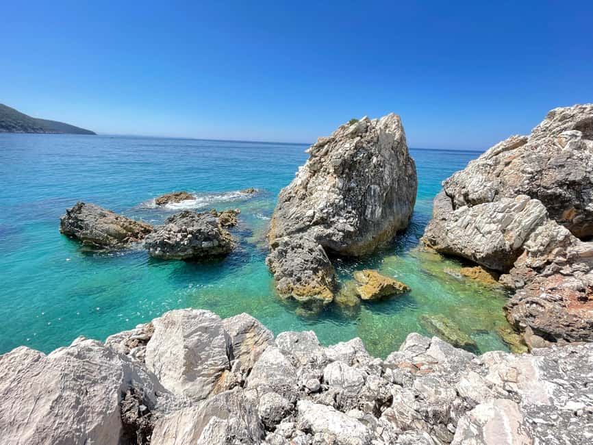 Sarandë Sea Safari: Speedboat to Hidden Coves & Wild Beaches - Krorez Beach is the main event