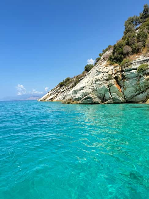 Sarandë Sea Safari: Speedboat to Hidden Coves & Wild Beaches - Shared, private, and sunset choices