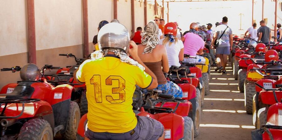 Sharm El Sheikh: Quad bike, Safari, Camel With Dinner & Show - Quad biking across South Sinai