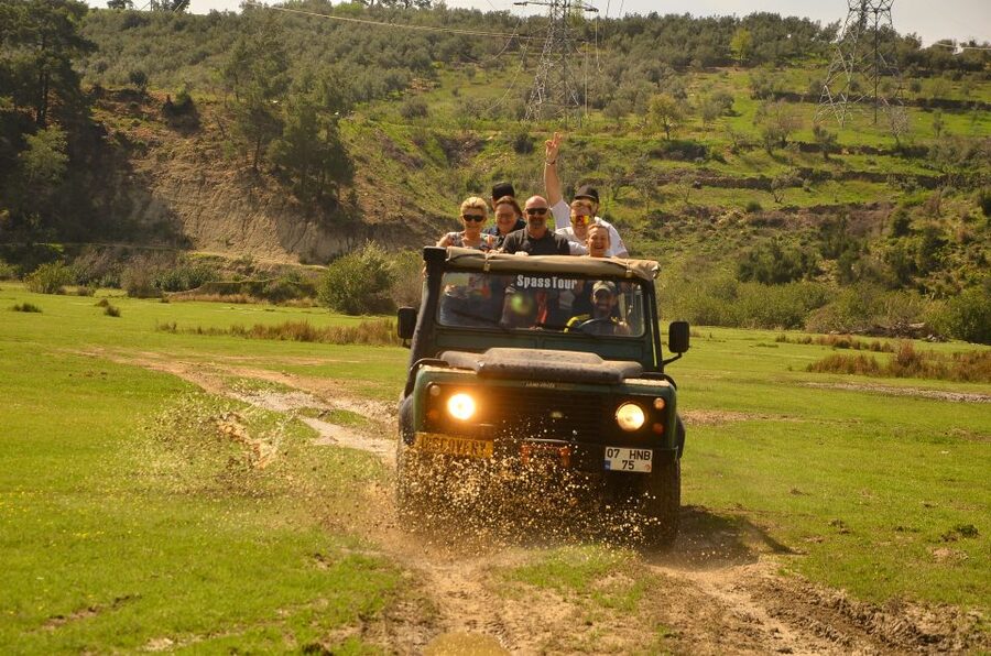 Side: Green Canyon and Waterfall Jeep Safari with Lunch - Manavgat Waterfall as the final stop