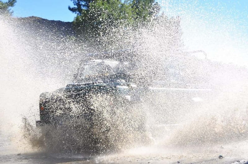 Side: Jeep Safari Adventure with Lunch at Green Lake - Manavgat Waterfall gives the day a quick scenic start