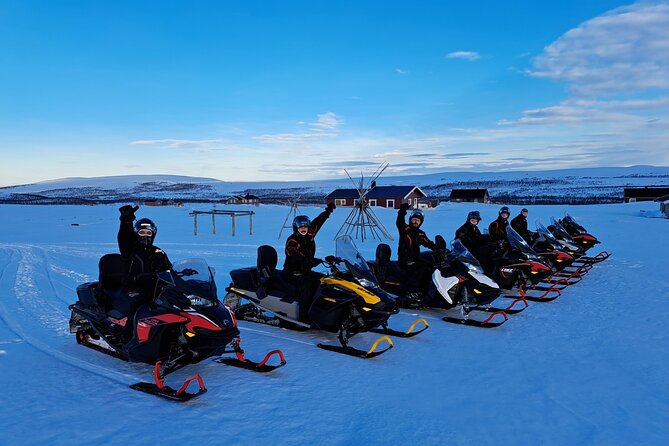 Snowmobile safari in the mountain plateau of Finnmarksvidda - Setting out from Alta at 9:00 a.m.