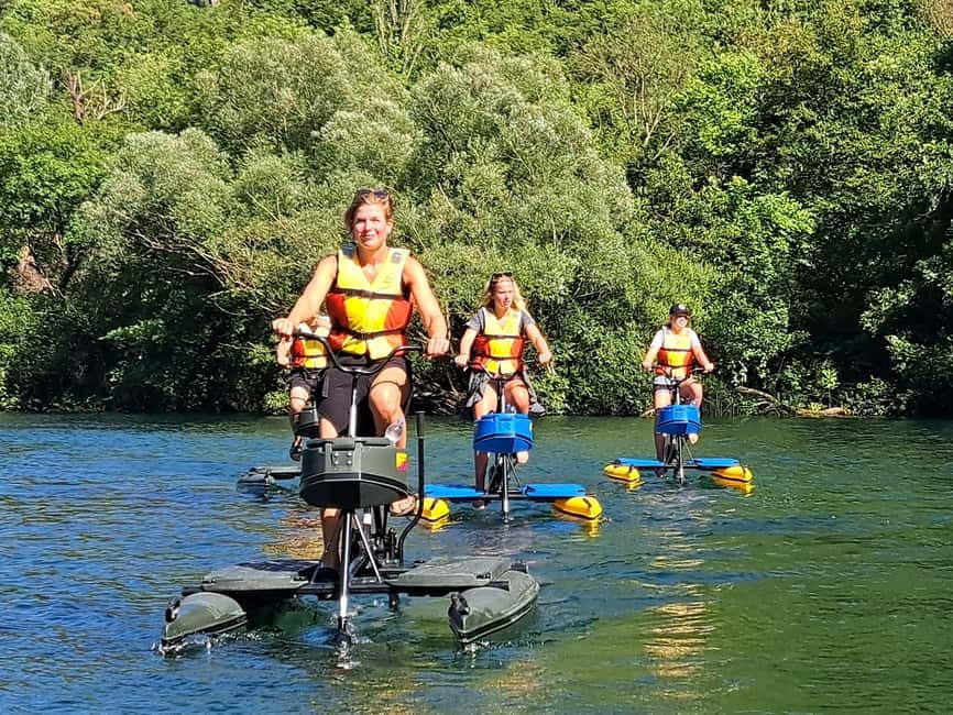 Split/Omiš: Cetina River Water Bike Safari - The water bike details that matter