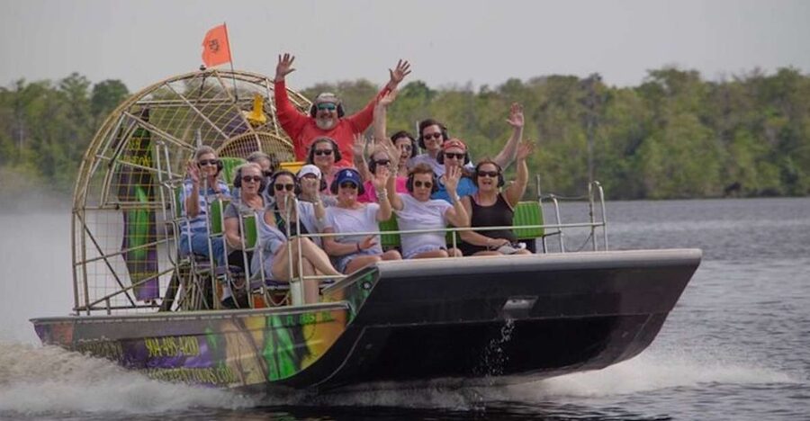 St. Augustine: St. Johns River Airboat Safari with a Guide - Headsets, music, and comfort on board