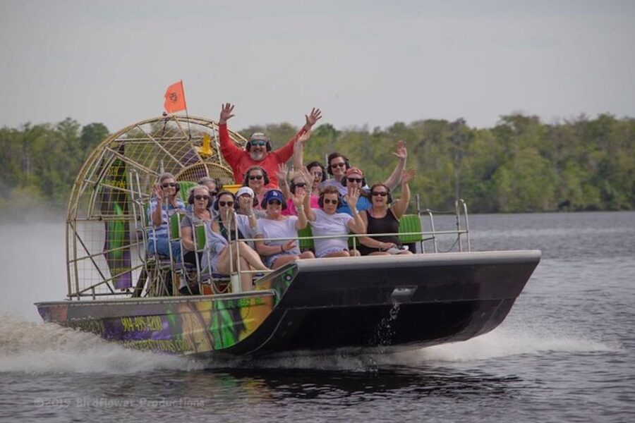 St. Augustine: St. Johns River Airboat Safari with a Guide - Looking for alligators, turtles, birds, and manatees