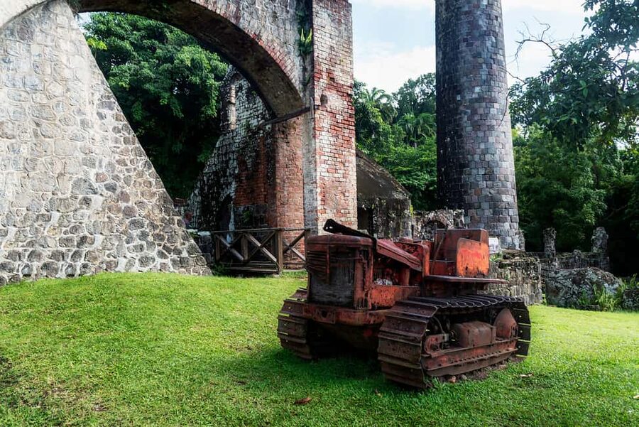 St. Kitts: Top Sights Guided Van or Open-Air Safari Tour - The Atlantic and Caribbean from Timothy Hill