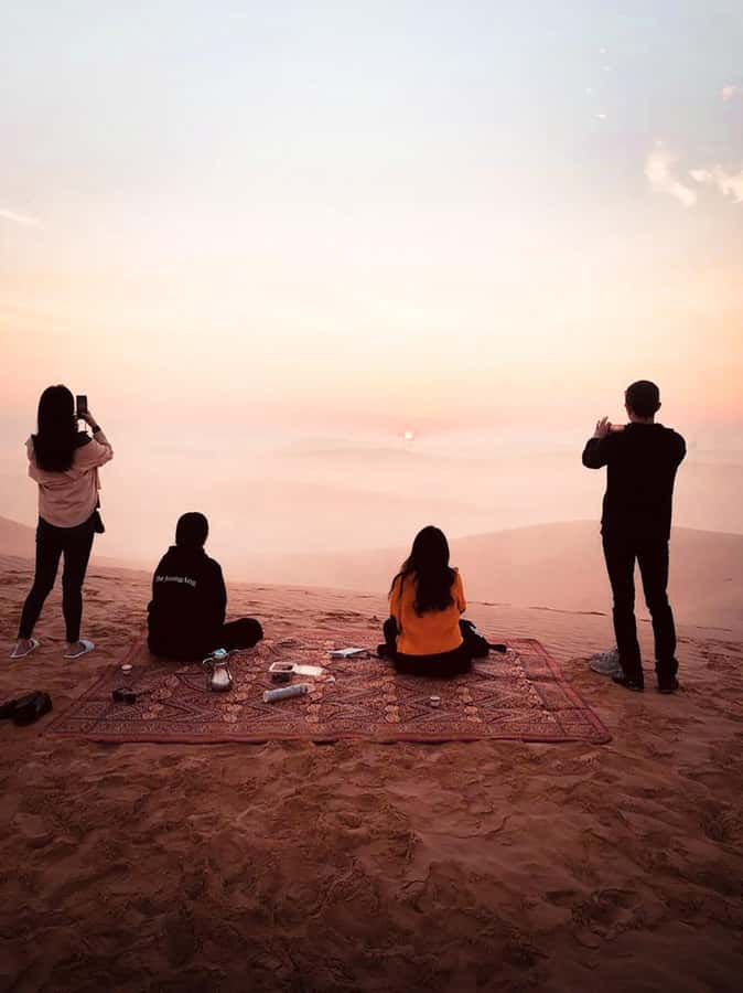 Sunrise Desert Safari - Abu Dhabi - Who will enjoy this morning most?