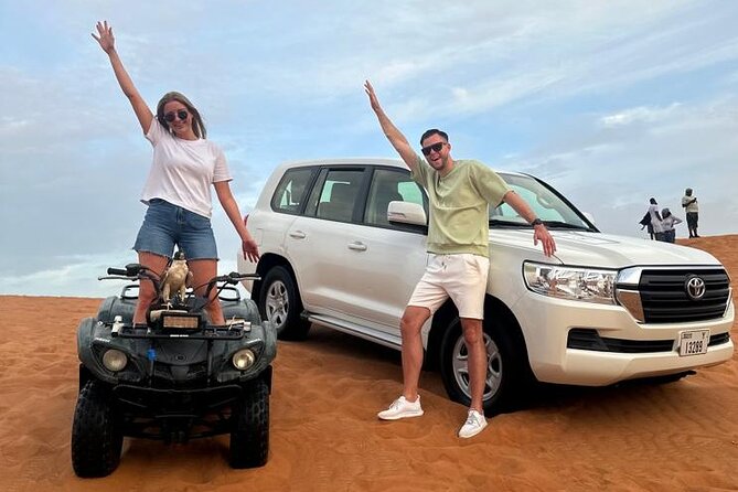 Sunset Desert Safari Quad bike Camel ride Sand Board & BBQ Dinner - What the $70 Price Really Covers