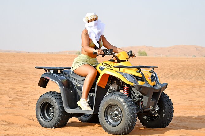 Sunset Desert Safari Quad bike Camel ride Sand Board & BBQ Dinner - Who Will Enjoy This Safari Most
