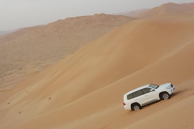 Sunset Desert Safari Salalah Tour in Rub Al Khali - Empty Quarter - Entering the Empty Quarter by 4x4