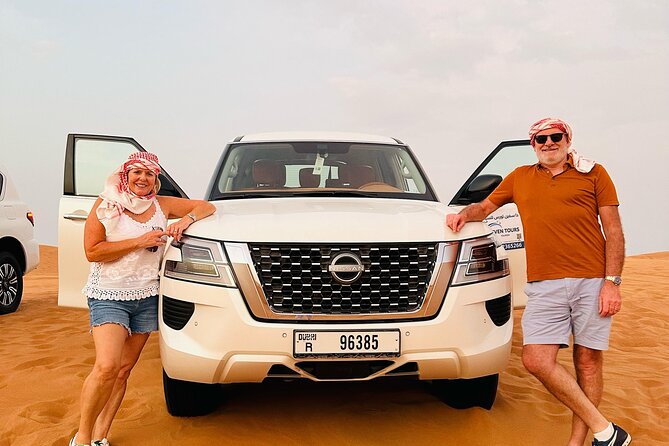 Sunset Desert safari with Camel Ride Sand Board & BBQ Dinner - A sunset camel ride at the Al Awir camp