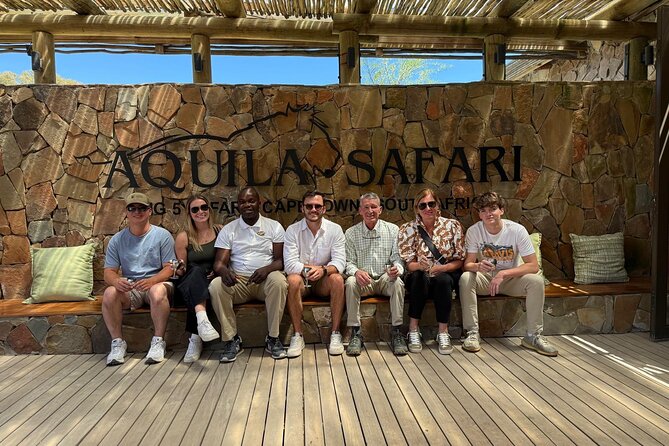 Sunset Safari Big 5 Aquila with Snacks and Wine Tasting - Worcester and Touws River are road-country markers