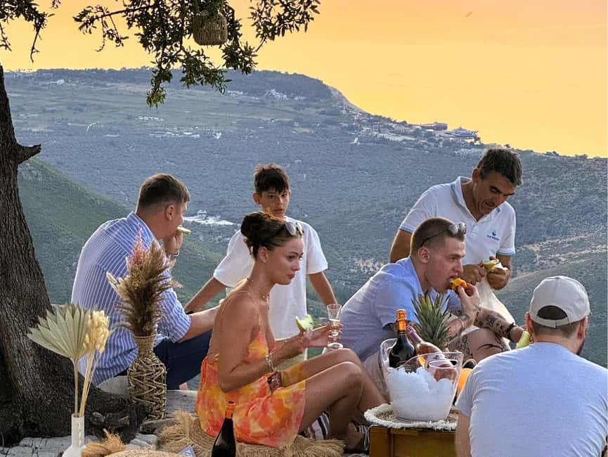 Sunset Safari in Thassos with free refill prosecco & fruits - The optional tavern dinner