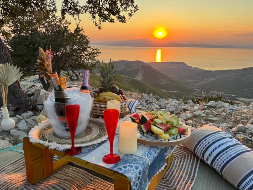 Sunset Safari in Thassos with free refill prosecco & fruits - The ride from your hotel or port