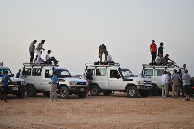 Sunset Safari trip by Jeep - A desert camp dinner after dark