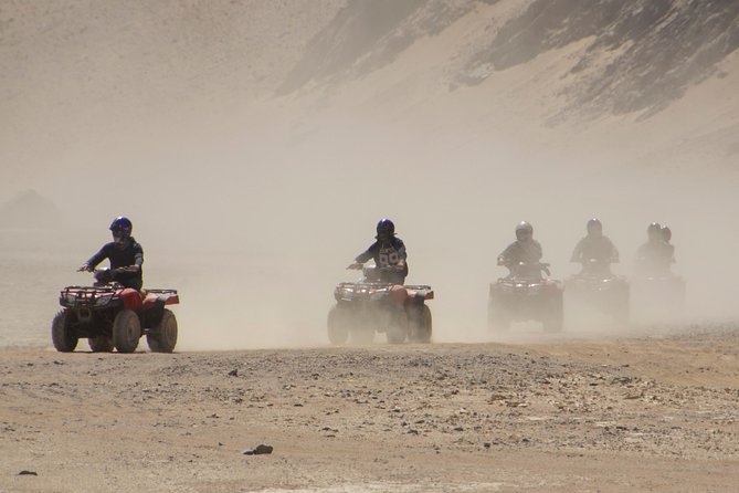 Super Safari, ATV & Sunset, Camel Ride With Dinner - Marsa Alam - Learning to handle the automatic quad bikes