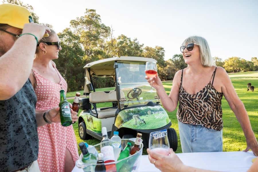 Swan Valley: Golf Cart Kangaroo Safari w/ Mini Golf & Drink - Key points at a glance
