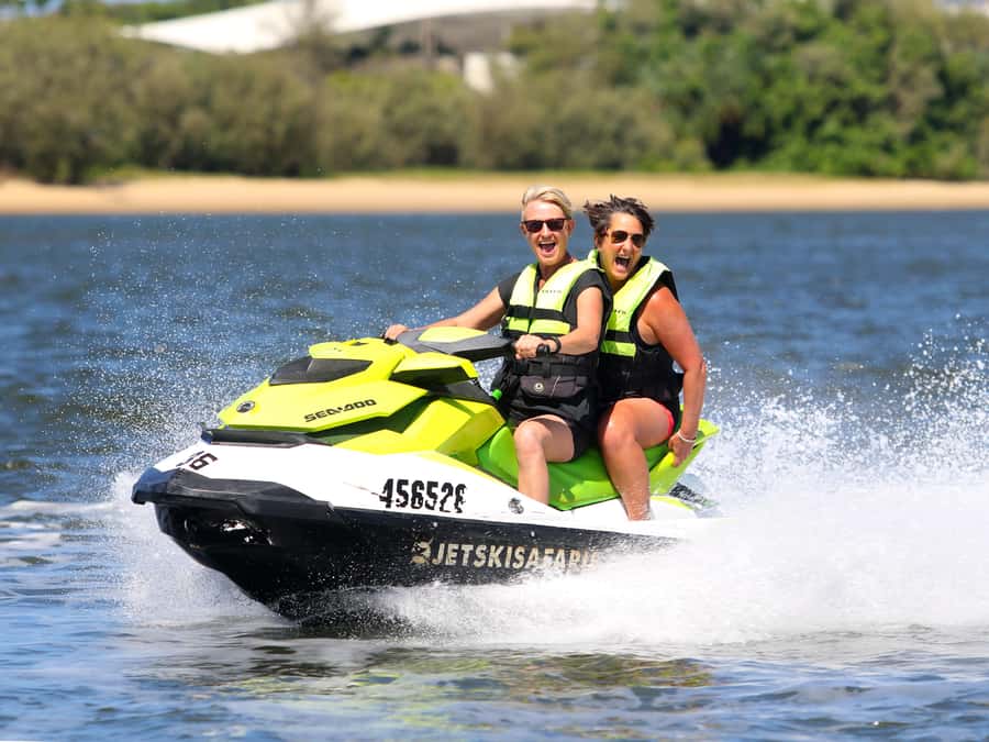 Sydney: 1 hour Jet Ski Safari - Learning to ride before entering the river