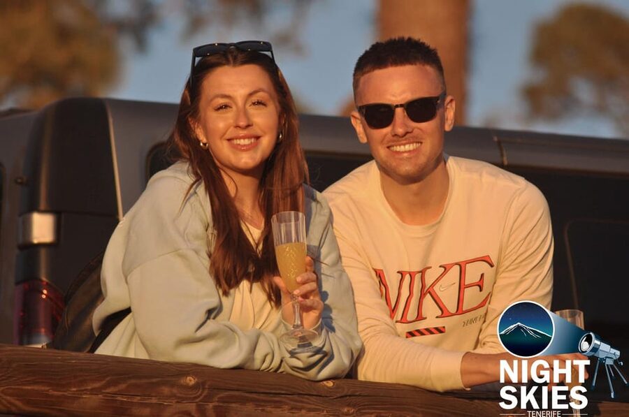 Teide National Park: Sunset & Stargazing Safari with Dinner - Montaña Samara and the Sea of Clouds sunset