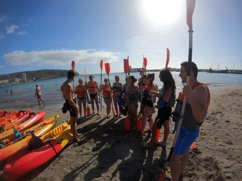 Tenerife: Kayak Sea Safari with Snorkel and Snacks - The quiet-water break and snorkeling stop