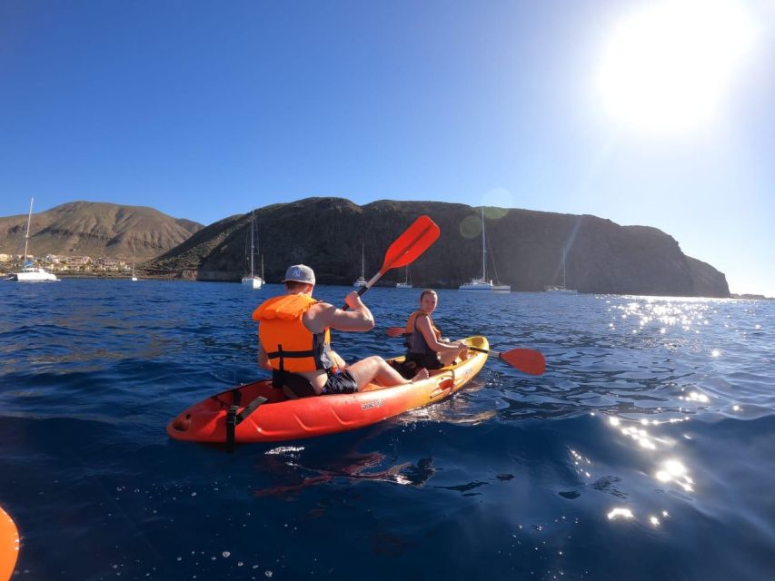 Tenerife: Kayak Sea Safari with Snorkel and Snacks - The paddle back to Los Cristianos