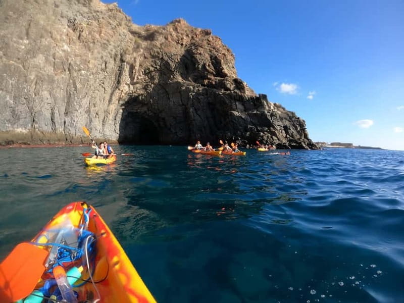 Tenerife: Kayak Sea Safari with Snorkel and Snacks - Paddling along Playa Los Cristianos