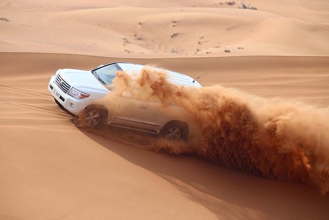 The Sunrise Desert Safari in Abu Dhabi - 4:30 am pickup and a small 4x4 group