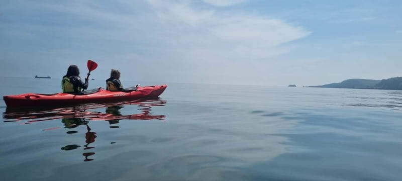 Torquay: Guided Wildlife, Bushcraft, Sea Cave Kayak Safari - Your first paddle is about getting comfortable
