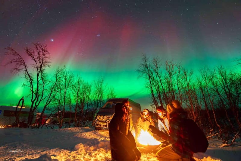 Tromsø: Northern Lights Safari with Expert Guides and Photos - Photos under the Northern Lights