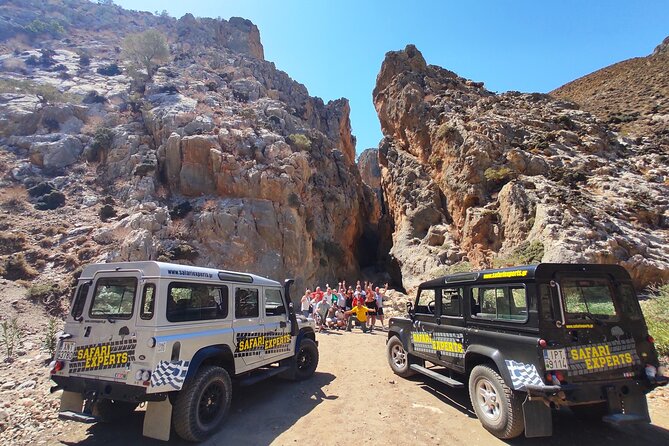 Trypiti beach and gorge Jeep Safari - The day at a glance