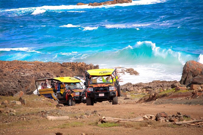Ultimate Island Jeep Safari with Natural Pool, Baby Beach & Lunch - Bushiribana Ruins and Aruba’s gold-mining past