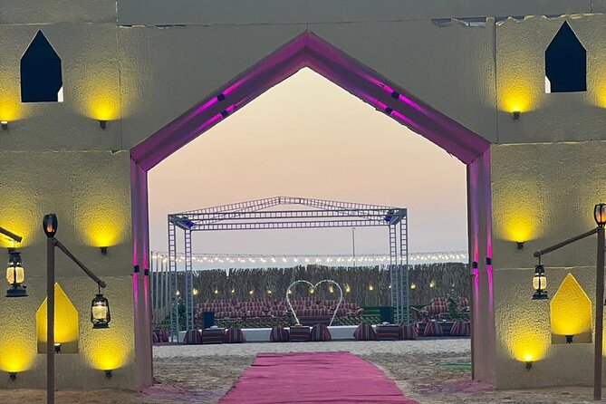 VIP Desert Safari Abu Dhabi with Private Seating Area - Sandboarding without a long lesson