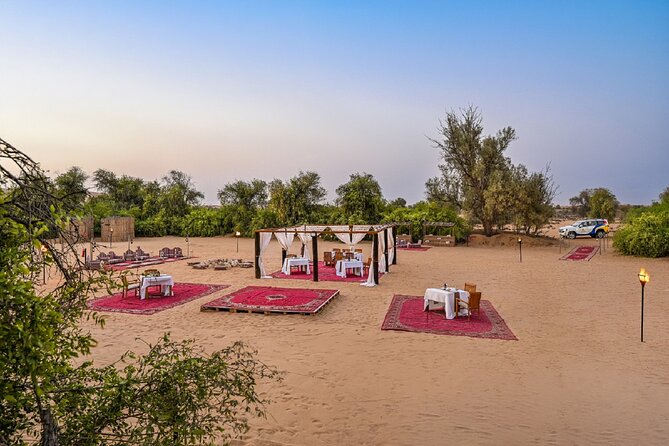 VIP Dubai Sunset Desert Safari: Camel Ride, BBQ, Unlimited Spirit - Key points to know before booking