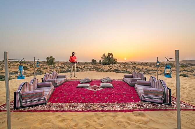 VIP Dubai Sunset Desert Safari: Camel Ride, BBQ, Unlimited Spirit - Dune driving in the conservation reserve